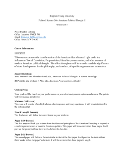 366_Dabling_W17 - BYU Political Science