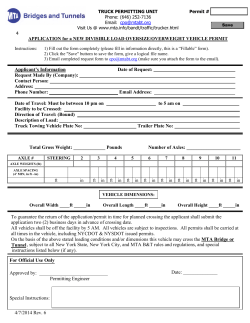 4/7/2014 Rev. 6 Applicant`s Information Date of Request