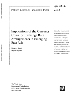 East Asia - World bank documents