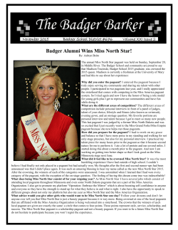Badger Alumni Wins Miss North Star!