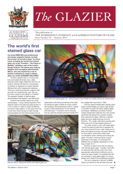 The world`s first stained glass car