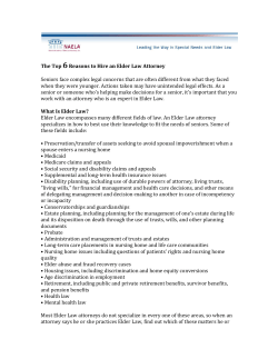 6 Reasons to Hire an Elder Law Attorney What Is Elder Law?