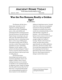 Ancient Rome Today