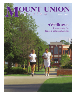 Issue I 2007 - University of Mount Union