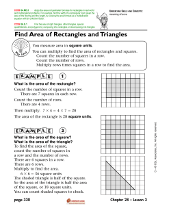1 square unit - MathCoach Interactive