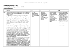 Scholarship Earth and Space Science (93104) 2015