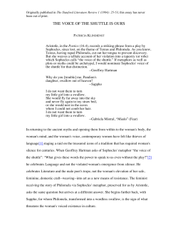 The Voice of the Shuttle is Ours