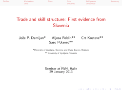 Trade and skill structure: First evidence from