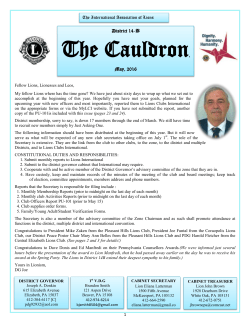 May - Lions e-District Houses