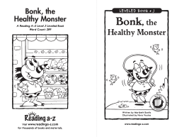Bonk, the Healthy Monster