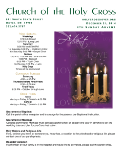 December 21, 2014 - Holy Cross, Dover