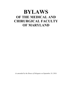 to view the MedChi Bylaws
