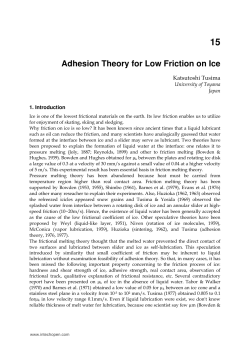 Adhesion Theory for Low Friction on Ice