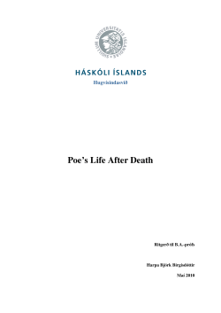 Poe`s Life After Death