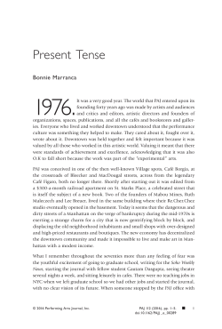 Present Tense - MIT Press Journals