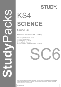 CRUDE OIL - CRACKING