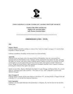 chronology (1901 - 1919)