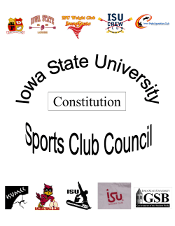 Constitution - Recreation Services
