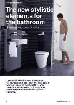 The new stylistic elements for the bathroom