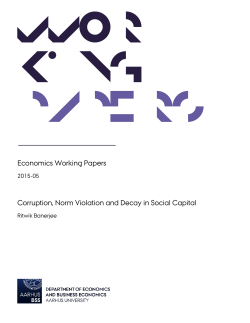 Corruption, Norm Violation and Decay in Social