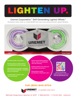 Self-Generating Lighted Wheel