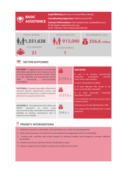 Basic Assistance - United Nations Lebanon