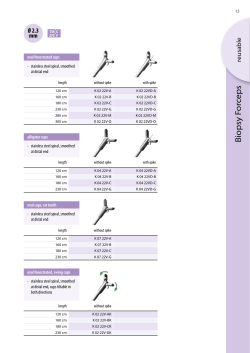 Biopsy Forceps - Boucart Medical