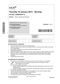Unit 1 Jan 2013 paper - A