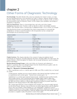 chapter 2 Other Forms of Diagnostic Technology
