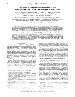 Structure of Cathodically Deposited Nickel Hexacyanoferrate Thin