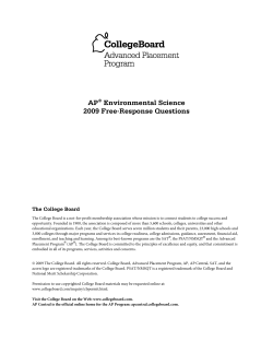 AP&reg; Environmental Science 2009 Free