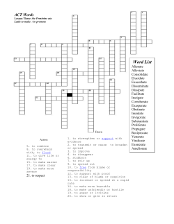 Unit One Lesson Three B Packet