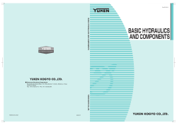 basic hydraulics and components - Yuken by