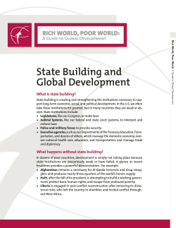 State Building and Global Development