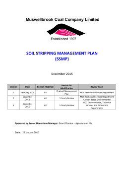 soil stripping management plan (ssmp)