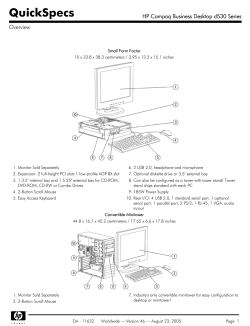 HP Compaq Business Desktop d530 Series