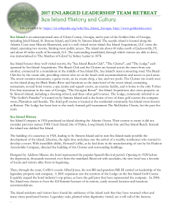 Sea Island Culture - National Association of Realtors