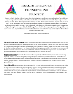 hEALTH TRIANGLE CONNECTIONS PROJECT - Wood
