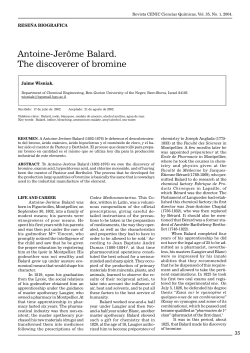 Antoine-Jer&ocirc;me Balard. The discoverer of bromine