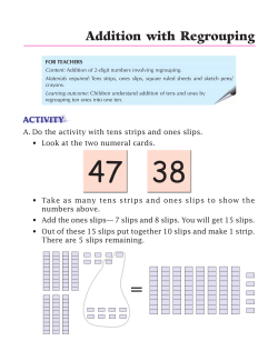 Addition with Regrouping