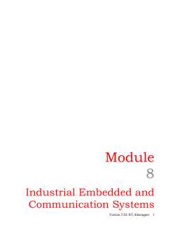Networking of Field Devices via Fieldbus