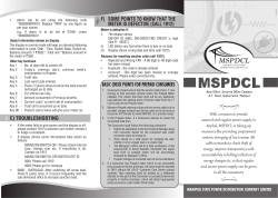 MSPDCL Prepaid Meter Leaflet - Manipur State Power Distribution