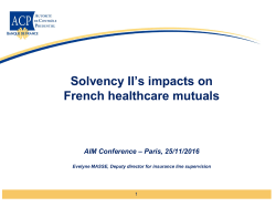 Solvency II`s impacts on French healthcare mutuals