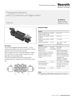 Flangeable elements EDM-VEI Flangeable