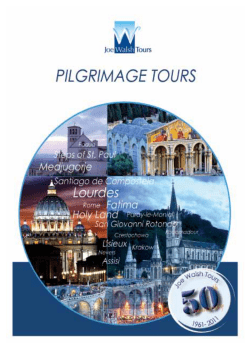 Booking Form - Joe Walsh Tours