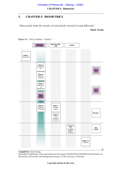 5. chapter 5: biometrics