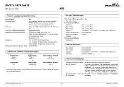 SAFETY DATA SHEET
