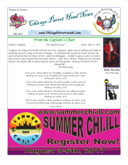 May 2017 Newsletter - Chicago ParrotHead Club