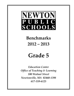 Grade 5 - Newton.k12.ma.us