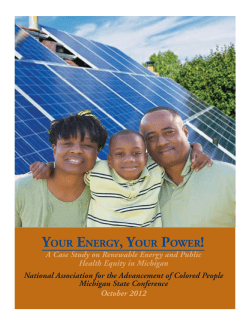 NAACP Energy.indd - Asthma Initiative of Michigan